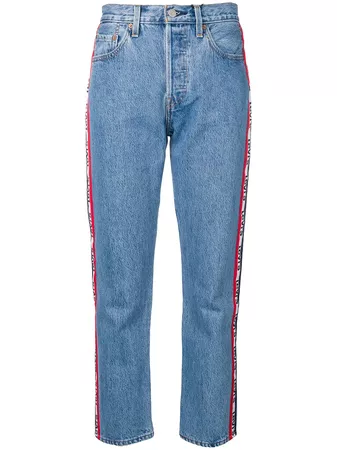 Levi's Calça Jeans Cropped '501®' - Farfetch