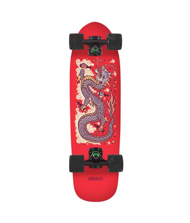 Royal Board Shop Landyacht Dinghy Dragon Red Longboard  skateboard