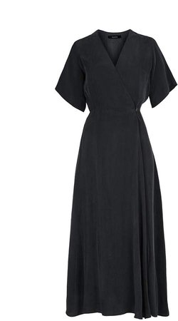 FLOW - Black Sensation Wrap Dress