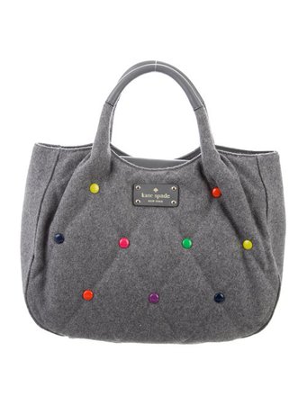 Kate Spade New York Embellished Felt Tote - Handbags - WKA110178 | The RealReal