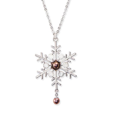 Snowflakes Necklace Vantel Pearls