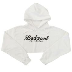 White Crop Hoodie | Cropped hoodie, Cropped hooded sweatshirt, Sweatshirts