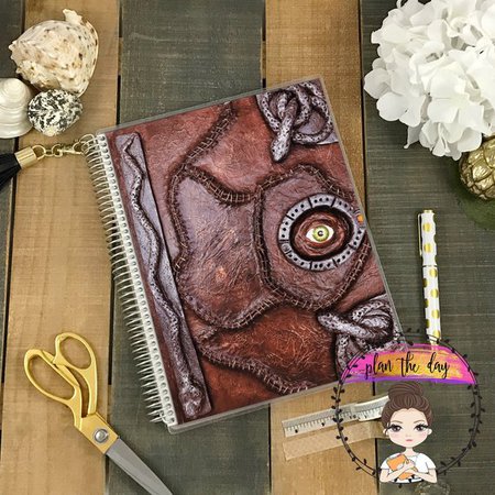 Hocus Pocus Spell Book Laminated Planner Cover for Erin | Etsy