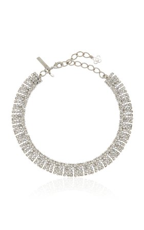 Disco Crystal Necklace By Oscar De La Renta | Moda Operandi