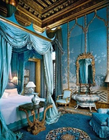 Blue Princess bed