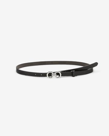 Skinny Knotted Buckle Belt