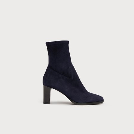 Kayla Navy Suede Ankle Boots | Shoes | L.K.Bennett