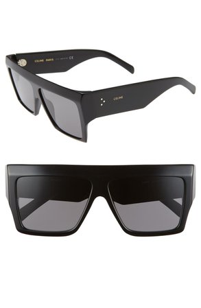 CELINE 60mm Flat Top Sunglasses | Nordstrom