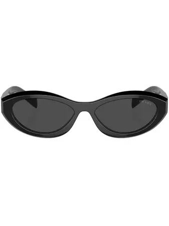 Prada Eyewear oval-frame Sunglasses - Farfetch