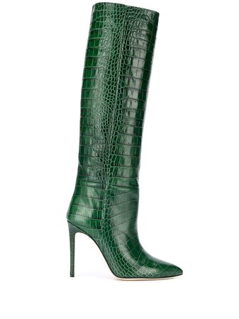 Paris Texas crocodile printed knee high boots $545 - Buy Online AW19 - Quick Shipping, Price