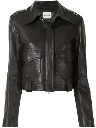 Khaite, Cordelia leather jacket