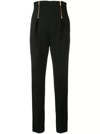 Versace High Waist Tapered Trousers