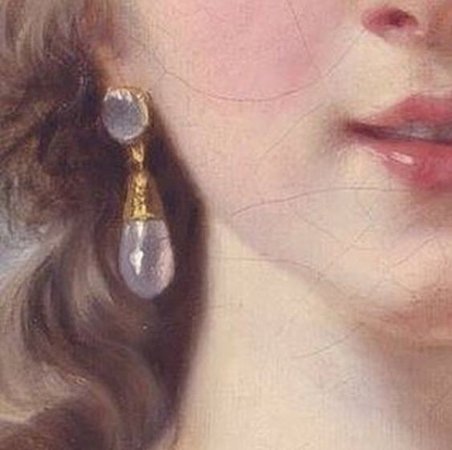Victorian woman's lips