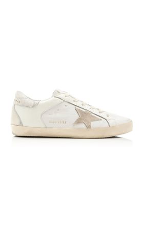 Super-Star Suede And Leather Sneakers By Golden Goose | Moda Operandi