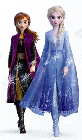 Japan Frozen 2 poster with Elsa and Anna, big and HD - YouLoveIt.com