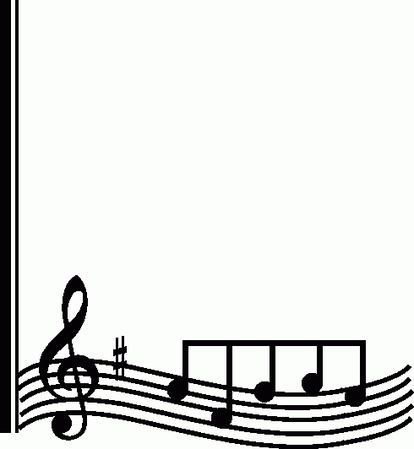 music notes border clipart - Clip Art Library