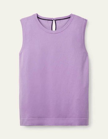 Favourite Knitted Tank - Cool Violet | Boden US