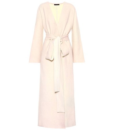 Misty wool and cashmere coat