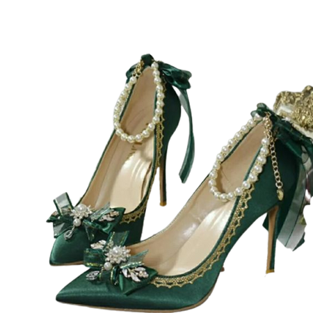 lolita green shoes