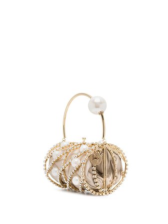 Rosantica Brigitta crystal-embellished box bag B296ORPERTUB - Farfetch