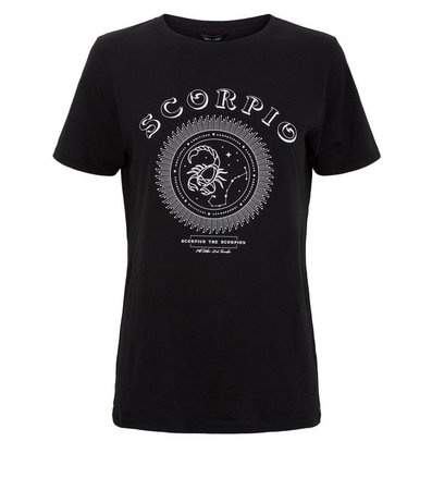 Black Scorpio T-Shirt | New Look