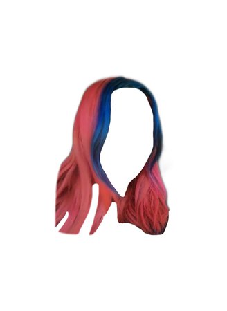 Pink Blue hair