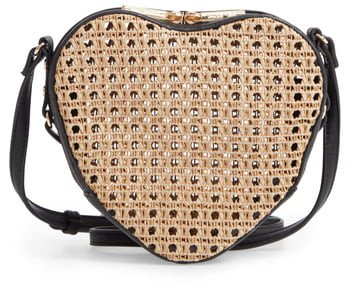 Melanie Basket Heart Crossbody Bag