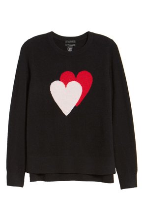 Halogen® Cashmere Heart Sweater | Nordstrom