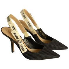 Dior J'adior tweed heels Dior Black size 37.5 EU in Tweed - 26059076