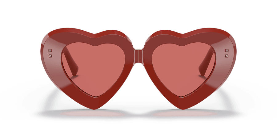 Valentino 0VA4104D Chinese Valentine's Day 48 Red & Red Sunglasses | Sunglass Hut USA