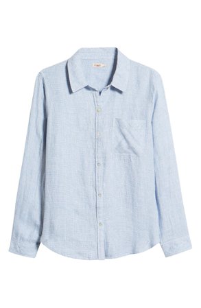 Faherty Malibu Linen Button-Up Shirt | Nordstrom