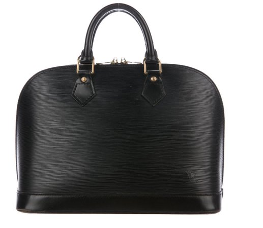 black Louis V purse