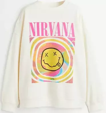 white nirvana sweatshirt - Google Search
