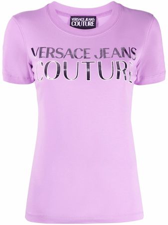 Versace Jeans Couture logo-print Cotton T-shirt - Farfetch