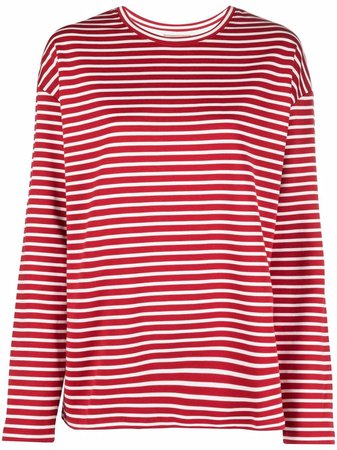 12 STOREEZ Striped long-sleeved T-shirt - Farfetch