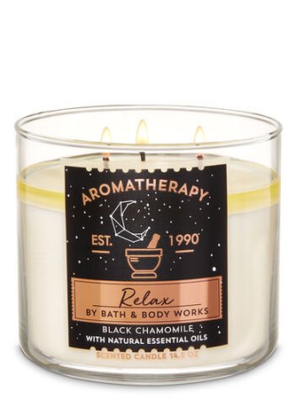 Black Chamomile 3-Wick Candle - Aromatherapy | Bath & Body Works