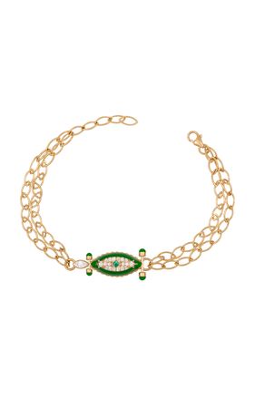 18k Yellow Gold The Turaco Bracelet By L'atelier Nawbar | Moda Operandi