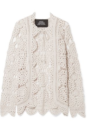 Marc Jacobs | Crocheted cotton cardigan | NET-A-PORTER.COM