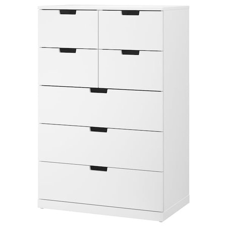 NORDLI 7-drawer dresser - white - IKEA