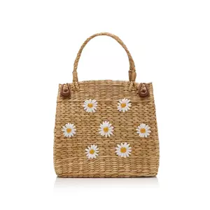 daisy straw bag