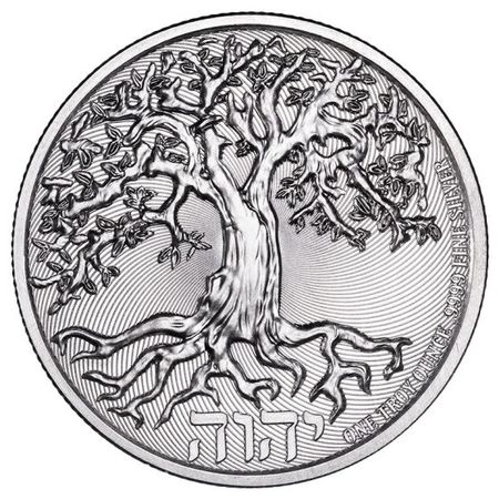 silver coin tree of life