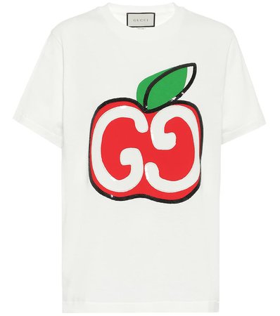 Gg Sequined Cotton T-Shirt | Gucci - Mytheresa