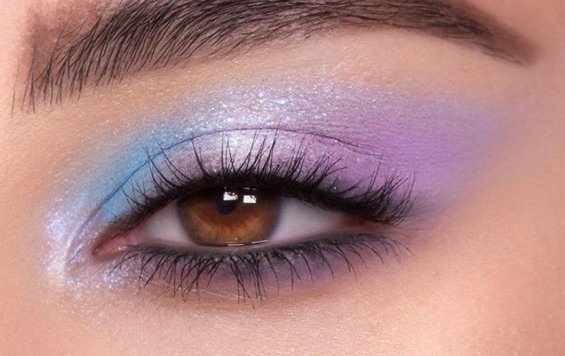 Purple/Blue Eye Makeup