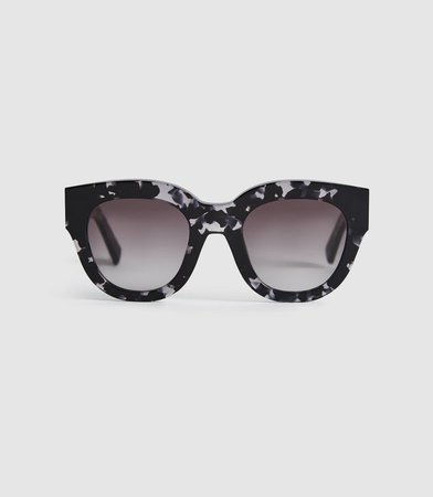 Cleo Grey Monokel Eyewear Acetate Sunglasses – REISS