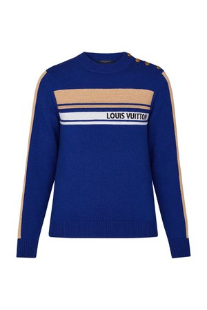 Long Sleeved LV Intarsia Signature Pullover - Ready-to-Wear | LOUIS VUITTON ®