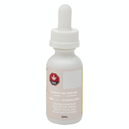 Madge & Mercer - L’Émollient CBD Meadowfoam Seed Facial Serum - 25ml x 20:350 | The Hunny Pot Cannabis Co. (495 Welland Ave, St. Catherines) St. Catharines ON | Dutchie