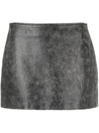 Manokhi rear-zipped Mini Skirt - Farfetch