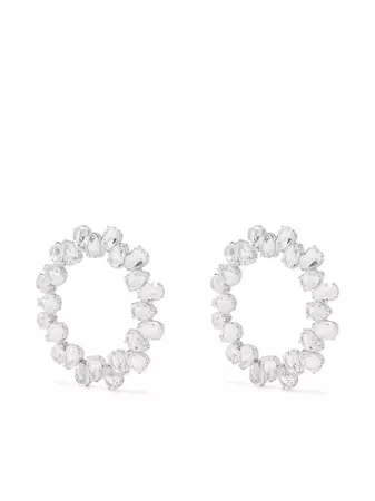 Swarovski Millenia Crystal Circle Earrings - Farfetch