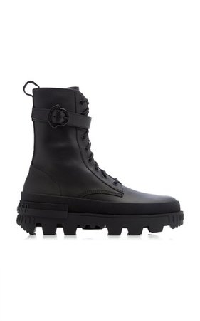 Carinne Leather Ankle Boots By Moncler | Moda Operandi