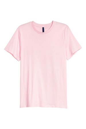 Round-necked T-shirt - Pink | H&M